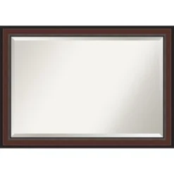 Amanti Art Harvard Walnut Beveled Framed Wall Mirror -Amanti Art Shop GUEST 8a3d6a8e 7349 499a 97ee 945dab960031