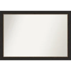 Amanti Art Accent Bronze Narrow Non-Beveled Bathroom Wall Mirror -Amanti Art Shop GUEST 8afedb3a 247f 49cb 95e1 b8b6802b69e4