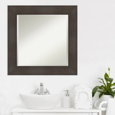 Amanti Art William Framed Bathroom Vanity Wall Mirror - Espresso 8 Amanti Art William Framed Bathroom Vanity Wall Mirror - Espresso - Image 6