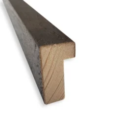 Amanti Art Carlisle Espresso Narrow Wood Wall Mirror, 19" x 25"