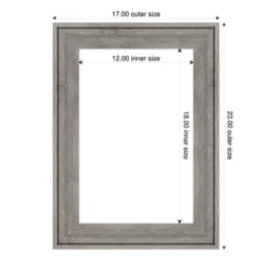 Amanti Art Regis Barnwood Grey Framed Magnetic Dry Erase Board -Amanti Art Shop GUEST 8d4985a8 f28f 4975 9262 cebad4dd906d