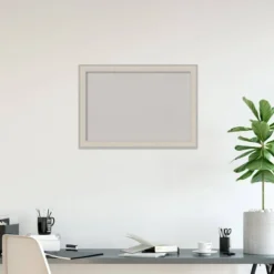 Amanti Art 40x28 Gray Cork Bulletin Board with Cottage White & Silver Wood Frame -Amanti Art Shop GUEST 8decb968 ea49 4ebc ab09 5fb136bd09e5