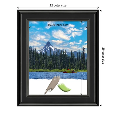 Amanti Art Ridge Picture Frame 5 Amanti Art Ridge Picture Frame - Image 3
