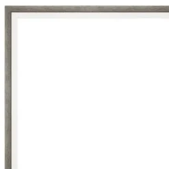 Amanti Art 37" x 25" Lucie Silver White Wood Wall Mirror -Amanti Art Shop GUEST 8f3f8d07 687d 4624 a666 cdbf7335eff4 2