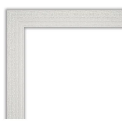 Amanti Art Mosaic White Bathroom Wall Mirror - 33" x 27" 4 Amanti Art Mosaic White Bathroom Wall Mirror - 33" x 27" - Image 2