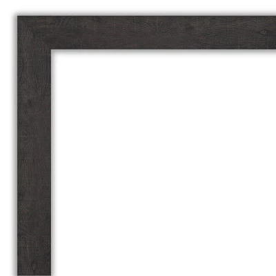 Amanti Art Rustic Plank Espresso Wall Mirror - 34" x 28" Non-Beveled Decorative Frame 4 Amanti Art Rustic Plank Espresso Wall Mirror - 34" x 28" Non-Beveled Decorative Frame - Image 2