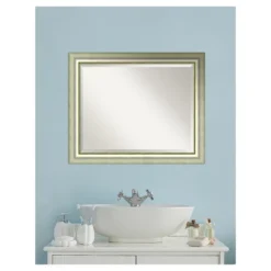 Amanti Art Vegas Silver Framed Wall Mirror -Amanti Art Shop GUEST 8fb70140 c134 4a7a 846e a065f42e6398