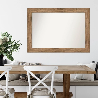 Amanti Art Owl Brown Wood Wall Mirror - 42" x 30" Non-Beveled Frame 8 Amanti Art Owl Brown Wood Wall Mirror - 42" x 30" Non-Beveled Frame - Image 6