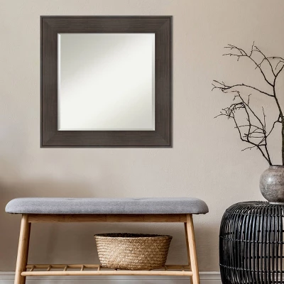 Amanti Art William Framed Bathroom Vanity Wall Mirror - Espresso 7 Amanti Art William Framed Bathroom Vanity Wall Mirror - Espresso - Image 5