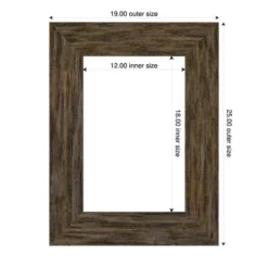 Amanti Art Fencepost Brown Framed Magnetic Dry Erase Board -Amanti Art Shop GUEST 91b8bf84 cd77 4ab9 8686 e689c3399ce8