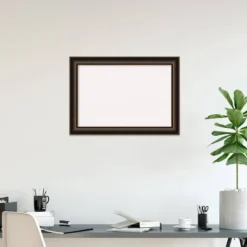 Amanti Art 42" x 30" Villa Wood Framed White Cork Board - Oil Rubbed Bronze -Amanti Art Shop GUEST 9361e626 9d29 48f3 a019 a5493edfd89d
