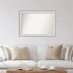 Amanti Art Imperial White Large Wall Mirror - 41" x 29" Custom Framed Home Decor -Amanti Art Shop GUEST 93835fab 7c3d 45df 82bf b5c4c167c796
