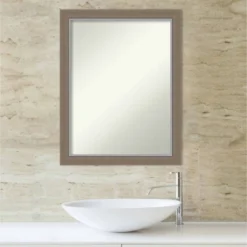 Amanti Art Eva Narrow Brown Non-Beveled Wall Mirror - 21" x 27" 13 Amanti Art Eva Narrow Brown Non-Beveled Wall Mirror - 21" x 27" -Amanti Art Shop GUEST 9397274b cea3 4715 902e a86f7a30adf7