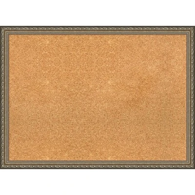 Amanti Art Parisian Silver Wood Framed Corkboard, Grey Cork 11 Amanti Art Parisian Silver Wood Framed Corkboard, Grey Cork - Image 9