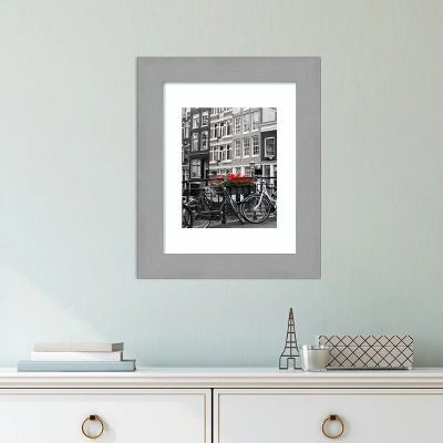 Amanti Art Brushed Nickel Picture Frame - Handcrafted Custom Frame 7 Amanti Art Brushed Nickel Picture Frame - Handcrafted Custom Frame - Image 5