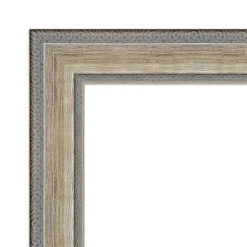 Amanti Art 33"x25" Wood Framed Natural Cork Board - Fleur Champagne Silver -Amanti Art Shop GUEST 96a00d0c a3f3 45d2 bae4 5e37dc0822d2