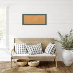 33"x15" Upcycled Wood Frame Natural Cork Board Teal/Gray - Amanti Art: Custom Framed, Wall Mounted, Bulletin Board For Home Office 15 33"x15" Upcycled Wood Frame Natural Cork Board Teal/Gray - Amanti Art: Custom Framed, Wall Mounted, Bulletin Board For Home Office -Amanti Art Shop GUEST 96d5ade6 c137 4105 88e8 3cca2004646e