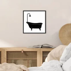 Amanti Art Becky Thorns Bathroom II 16x16 Framed Canvas Wall Art - Black 9 Amanti Art Becky Thorns Bathroom II 16x16 Framed Canvas Wall Art - Black -Amanti Art Shop GUEST 972e80c4 c35f 40ca b80a 353c605b2924