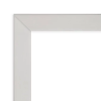 Amanti Art Svelte Silver 28" x 28" Non-Beveled Wood Bathroom Wall Mirror 4 Amanti Art Svelte Silver 28" x 28" Non-Beveled Wood Bathroom Wall Mirror - Image 2