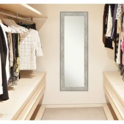 Amanti Art 19" x 53" Crackled Metallic Full-Length Door & Wall Mirror -Amanti Art Shop GUEST 98d28030 9c48 4780 ae04 ede4fe5116b1