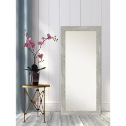 Amanti Art 30" x 66" Dove Graywash Framed Full Length Floor Mirror -Amanti Art Shop GUEST 98e2b637 23b2 4489 8da2 3f30572f4cc4