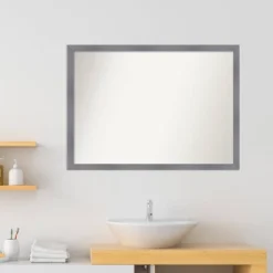 Amanti Art Edwin Gray Wood Bathroom Wall Mirror - 41" x 30" Non-Beveled 15 Amanti Art Edwin Gray Wood Bathroom Wall Mirror - 41" x 30" Non-Beveled -Amanti Art Shop GUEST 98e2fc30 543e 415f bdf7 73cfbe7459a5