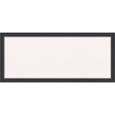 Amanti Art 32x14 Stylish Wood Framed White Cork Bulletin Board - Black 12 Amanti Art 32x14 Stylish Wood Framed White Cork Bulletin Board - Black - Image 10