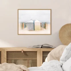 24" X 18" Seaside 5 By Carina Okula Framed Canvas Wall Art - Amanti Art -Amanti Art Shop GUEST 9ae0ff9a 2c84 48c3 9902 521d0872c037