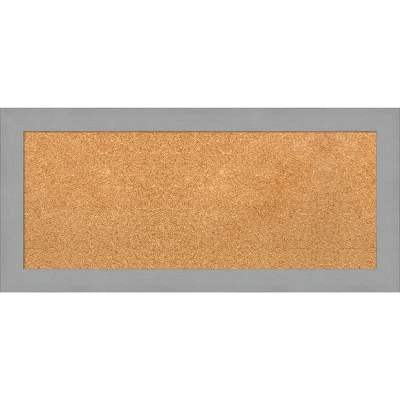 Amanti Art Brushed Nickel Framed Corkboard - Natural Cork Bulletin Board 9 Amanti Art Brushed Nickel Framed Corkboard - Natural Cork Bulletin Board - Image 7