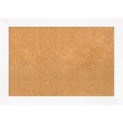 Amanti Art Cabinet White Narrow Framed Corkboard - Natural Self-Healing Cork -Amanti Art Shop GUEST 9ce5b5ce 7314 4481 9f58 ec05fa9ca475
