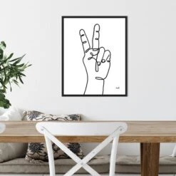 16" X 20" Happy Hands I By Moira Hershey Framed Canvas Wall Art Black - Amanti Art -Amanti Art Shop GUEST 9cf4541f b4ad 455c 9826 34ef8c63295e