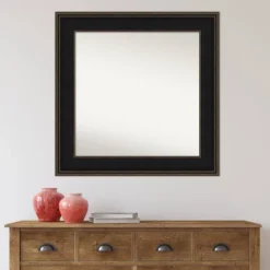 Amanti Art Mezzanine Espresso Wood Wall Mirror - 34" x 34" Real Wood Frame 16 Amanti Art Mezzanine Espresso Wood Wall Mirror - 34" x 34" Real Wood Frame -Amanti Art Shop GUEST 9d0ac6c5 c3ac 457f 903e 376e0c4f6f9f