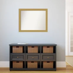 Amanti Art Grace Brushed Gold Custom Framed Bathroom Wall Mirror - 32" x 26" 13 Amanti Art Grace Brushed Gold Custom Framed Bathroom Wall Mirror - 32" x 26" -Amanti Art Shop GUEST 9d6508d6 df3f 4c9d 83ee 9811ba0246c5