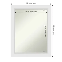 Amanti Art Blanco White Geometric Wood Bathroom Wall Mirror 16 Amanti Art Blanco White Geometric Wood Bathroom Wall Mirror -Amanti Art Shop GUEST 9de99e62 42a2 416a acb4 c2d8d168f5f1