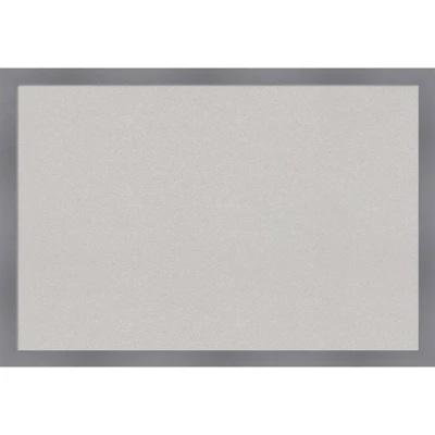 38"x26" Edwin Wood Frame Gray Cork Board - Amanti Art 12 38"x26" Edwin Wood Frame Gray Cork Board - Amanti Art - Image 10