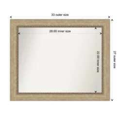 Amanti Art Astor Champagne Non-Beveled Bathroom Wall Mirror 18 Amanti Art Astor Champagne Non-Beveled Bathroom Wall Mirror -Amanti Art Shop GUEST 9dfa221c 721e 4876 93d2 319607b12b05