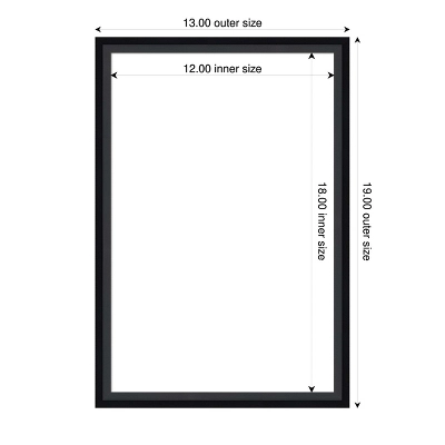 Amanti Art Lucie Black Framed Magnetic Dry Erase Board 6 Amanti Art Lucie Black Framed Magnetic Dry Erase Board - Image 4