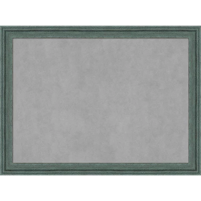 Amanti Art 31"x23" Upcycled Framed Magnetic Board - Rustic Teal and Gray 12 Amanti Art 31"x23" Upcycled Framed Magnetic Board - Rustic Teal and Gray - Image 10