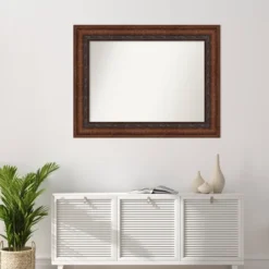 Amanti Art Decorative Bronze Wall Mirror - 48" x 37" Large Non-Beveled Design -Amanti Art Shop GUEST 9e392358 57ea 49a5 9c78 edd7dfc18845