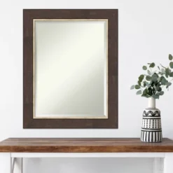 Amanti Art Lined Bronze Beveled Wall Mirror - 23" x 29" 15 Amanti Art Lined Bronze Beveled Wall Mirror - 23" x 29" -Amanti Art Shop GUEST 9ea4218b 494f 40cc b5a6 17eaa9eff54c