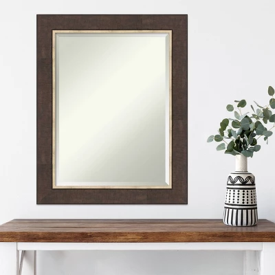Amanti Art Lined Bronze Beveled Wall Mirror - 23" x 29" 9 Amanti Art Lined Bronze Beveled Wall Mirror - 23" x 29" - Image 7