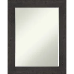 Amanti Art Rustic Plank Espresso Petite Bevel Bathroom Wall Mirror -Amanti Art Shop GUEST 9f1d7e68 a08a 4b83 96e8 eb558094dac8
