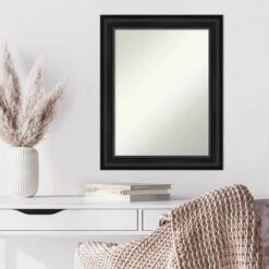 Amanti Art Astor Black Non-Beveled Wall Mirror - 23" x 29" 13 Amanti Art Astor Black Non-Beveled Wall Mirror - 23" x 29" -Amanti Art Shop GUEST a01d1ec1 54aa 453c 8d46 cc0c8a8c51c9