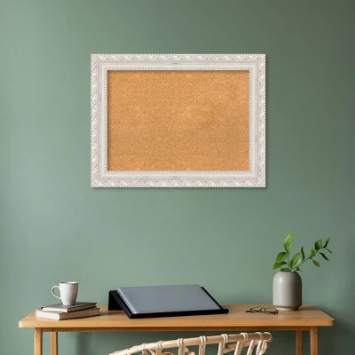 Amanti Art Opera Off-White Wood Framed Natural Cork Board, 34" x 26" 7 Amanti Art Opera Off-White Wood Framed Natural Cork Board, 34" x 26" - Image 5