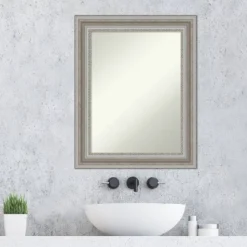 Amanti Art Parlor Silver 24" x 30" Non-Beveled Ornate Bathroom Wall Mirror 16 Amanti Art Parlor Silver 24" x 30" Non-Beveled Ornate Bathroom Wall Mirror -Amanti Art Shop GUEST a16b5bd2 3564 4ec8 9344 35c79befb59c