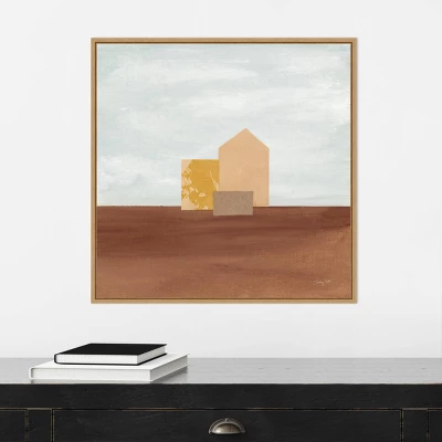 Amanti Art Homey Landscape II by Courtney Prahl - 22" x 22" Framed Canvas Wall Art 7 Amanti Art Homey Landscape II by Courtney Prahl - 22" x 22" Framed Canvas Wall Art - Image 5