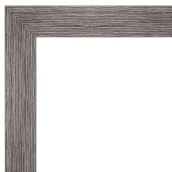 Amanti Art Pinstripe Plank Grey Narrow Picture Frame - 11x14 Handcrafted