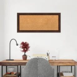 Amanti Art Warm Walnut Framed Natural Cork Board - 33" x 15" Wall Mounted Bulletin Board 19 Amanti Art Warm Walnut Framed Natural Cork Board - 33" x 15" Wall Mounted Bulletin Board -Amanti Art Shop GUEST a405f736 1cb2 4acf 8885 96cf0f712a6b