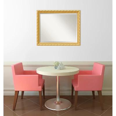 Amanti Art Versailles Gold Wood Framed Beveled Wall Mirror (32" x 26") 5 Amanti Art Versailles Gold Wood Framed Beveled Wall Mirror (32" x 26") - Image 3