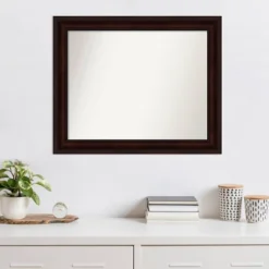 Amanti Art Coffee Bean Brown Non-Beveled Wall Mirror, 33" x 27" 15 Amanti Art Coffee Bean Brown Non-Beveled Wall Mirror, 33" x 27" -Amanti Art Shop GUEST a46ea2f2 ca2c 4252 9610 6cacda5babe8